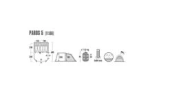 High Peak Paros 5 Tunneltent - 5-Persoons - Donkergrijs -Buitenkampeerwinkel 1200x727 2