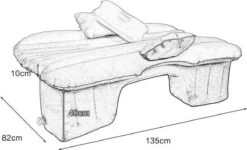 Merkloos Auto Reizen Opblaasbare Matras Luchtbed Camping Universele SUV Achterbank Couch (Grijs) -Buitenkampeerwinkel 1200x727 3