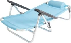 Bo-Camp Beach Chair - Monaco - Aluminium - Blauw -Buitenkampeerwinkel 1200x728