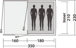 Easy Camp Tent Galaxy 300 3-persoons Rustiekgroen -Buitenkampeerwinkel 1200x746 1