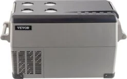 Vevor Auto Koelbox - Mini Koelkast Vriezer - Draagbare Vriezer/Koelkast - Elektrische Koelbox - Mini Vriezer - Auto Koelkast - 35 Liter - Tot -20˚C - 12V/240V - Grijs -Buitenkampeerwinkel 1200x753