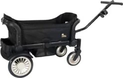 Deryan Luxe Sandy Bolderkar - Duo Buggy - Tandem Buggy - Opvouwbaar - Inklapbare Bolderwagen - Duo Kinderwagen - Zwart -Buitenkampeerwinkel 1200x761 3