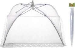 Merkloos Opvouwbaar Vliegennetje / Vliegenkapje 45 X 45 Cm - Hoogte 20 Cm -Buitenkampeerwinkel 1200x774 2