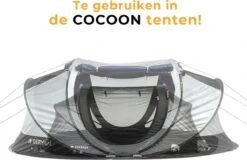 Deryan Luxe Pop-up Reisklamboe - Lichtgewicht 2 Persoons Klamboe – Geimpregneerd - Slaapcompartiment Voor Tent - Binnentent -Buitenkampeerwinkel 1200x779