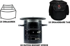 Dutch Rocket Stove - Rocket Stove - Kooktoestel Op Houtvuur - Met Draagtas - Dutch Oven -Buitenkampeerwinkel 1200x793 8
