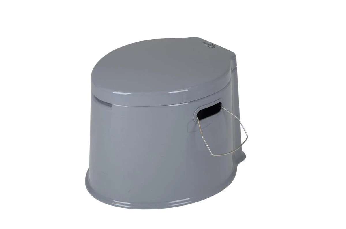 Bo-Camp Draagbaar Camping Toilet - 7 Liter - Grijs 2 Bo-Camp Draagbaar Camping Toilet - 7 Liter - Grijs - Afbeelding 2