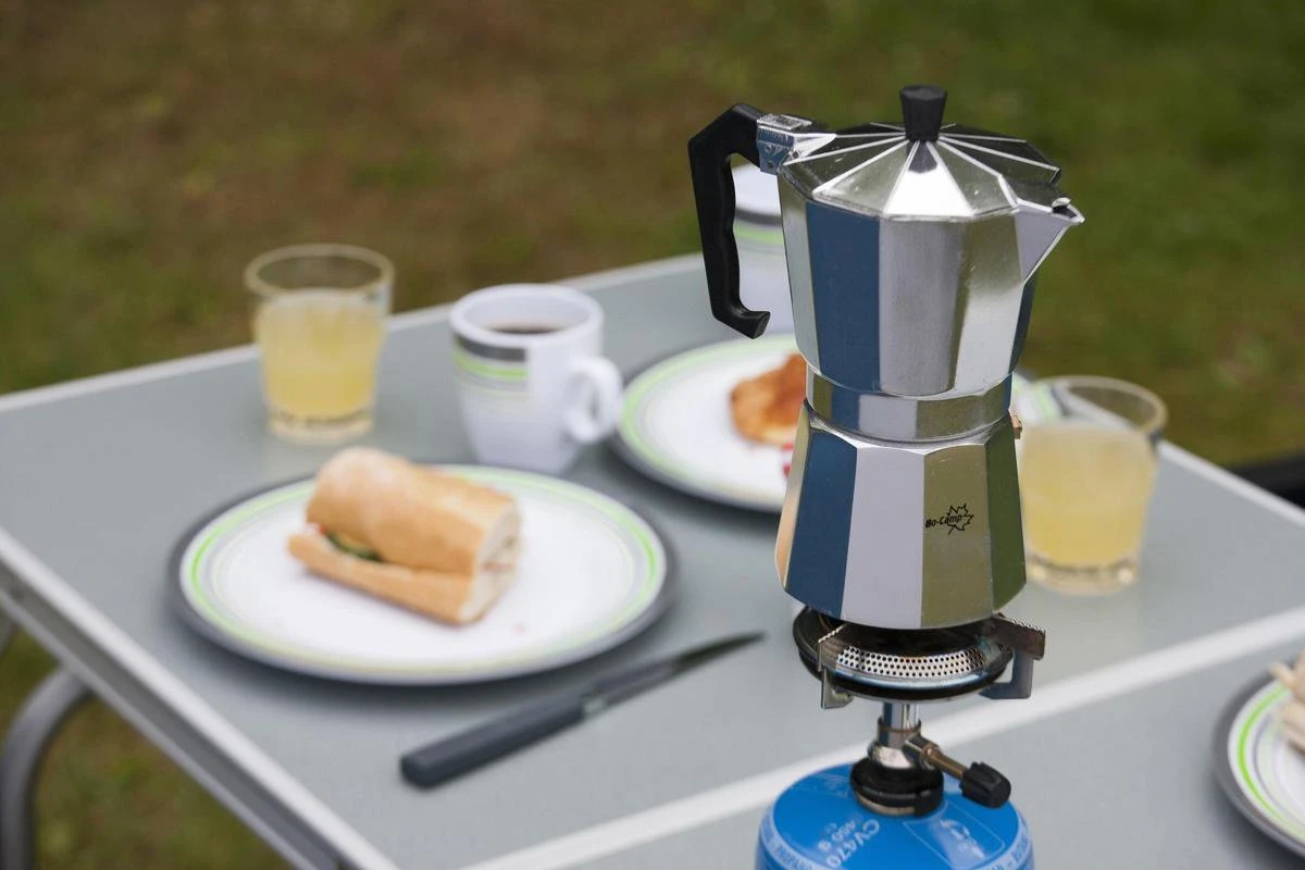Bo-Camp Percolator - Espresso Maker - 3-cups - Aluminium 2 Bo-Camp Percolator - Espresso Maker - 3-cups - Aluminium - Afbeelding 2