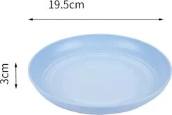 Merkloos Green-goose® Bio-based Borden | Set Van 4 | 19.5x3 Cm | Duurzame, Vaatwasserbestendige Borden Voor Camping, Vakantie Of Picknick | Vaatwasserbestendig -Buitenkampeerwinkel 1200x801 3