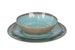 Bo-Camp Servies Halo - 12 Delig Melamine - Aqua 13 Bo-Camp Servies Halo - 12 Delig Melamine - Aqua -Buitenkampeerwinkel 1200x813