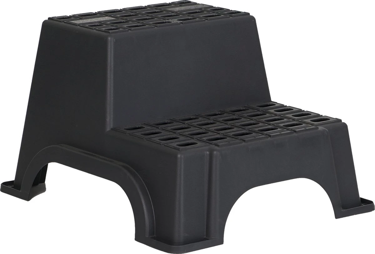 Milenco MGI Giant Double Step Opstap - Zwart 1 Milenco MGI Giant Double Step Opstap - Zwart