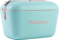 Merkloos Polarbox Koelbox Met Schouderband - Pastelgroen - 20 Liter - 45x30x(H)27cm