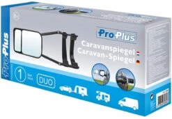 PROPLUS Pro Plus Caravanspiegel - Duo - 23 Cm - Universeel Voor Links En Rechts - Zwart -Buitenkampeerwinkel 1200x829 2