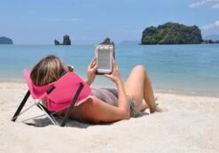 Y-ply Ruggensteuntje - Strandstoel - Opvouwbaar - Rood -Buitenkampeerwinkel 1200x839