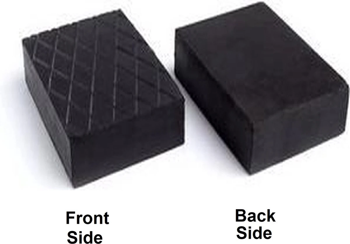 Rubberen Blok- Camper Levellers- Rubber Block Gummiklotz Gummiklötze Gummiauflage Gummiteller Hebebühne Grube 160x120x80 Mm Zwart Voor Autokrik, Trolleykrik En Pitjack 2 Rubberen Blok- Camper Levellers- Rubber Block Gummiklotz Gummiklötze Gummiauflage Gummiteller Hebebühne Grube 160x120x80 Mm Zwart Voor Autokrik, Trolleykrik En Pitjack - Afbeelding 2