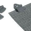 Bo-Camp Tenttapijt Clips - Universeel - 4 Stuks - Grijs