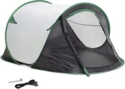 JEMIDI Tweepersoons Pop-up Tent - Opgooitent, Werptent Voor 2 Personen - Ideaal Als Festivaltent Of Kampeertent - Verschillende Kleuren -Buitenkampeerwinkel 1200x858 4