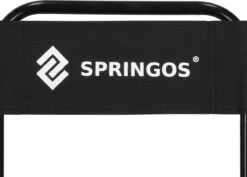 Springos Campingstoel | Kampeerstoel | Vouwstoel | Klapstoel | Zwart -Buitenkampeerwinkel 1200x860 2