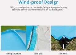 IGOODS Pop-up Tent - 2/3-Persoons - Blauw -Buitenkampeerwinkel 1200x866 2