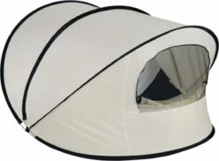 Deryan Luxe Pop Up Strandtent XXL - Anti-UV 50+ - Cream -Buitenkampeerwinkel 1200x883 1