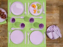 Campingservies - Picknick Bestek - 31 Delig - 6 Personen - Mintgroen -Buitenkampeerwinkel 1200x885