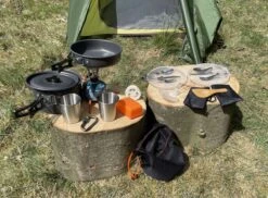 Hikr® Camping Pannenset - Complete 22-delige Kookset - Lichtgewicht - Kookgerei Servies - Outdoor - BPA-vrij - Keukengerei Set -Buitenkampeerwinkel 1200x886