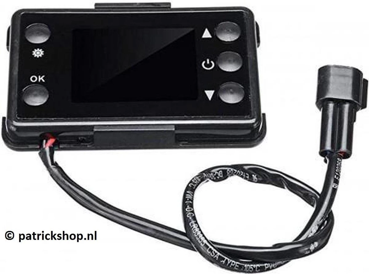 Merkloos Kachel/Verwarming 2KW - 12V Diesel Standkachel Met Afstandsbediening, LCD Monitor, Voor Camper, Vrachtwagens, Boten, Auto's 5 Merkloos Kachel/Verwarming 2KW - 12V Diesel Standkachel Met Afstandsbediening, LCD Monitor, Voor Camper, Vrachtwagens, Boten, Auto's - Afbeelding 5