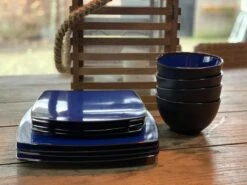 Camping Servies - 12 Delig – 100% Melamine Servies Set – Campingservies – Melamine Servies - Blue Ocean 9 Camping Servies - 12 Delig – 100% Melamine Servies Set – Campingservies – Melamine Servies - Blue Ocean -Buitenkampeerwinkel 1200x900 33