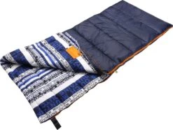 Dutch Mountains Slaapzak Goeree XL - Extra Groot 220x90cm - Katoenen Binnenkant - Aanritsbaar - Tochtstrip En Compressiehoes