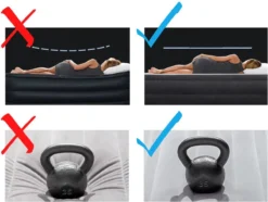 Intex Luchtbed - Twijfelaar - 137 X 191 X 25 Cm - Blauw - Met Ingebouwde Pomp, Hoeslaken Antraciet En Reparatieset -Buitenkampeerwinkel 1200x902 16