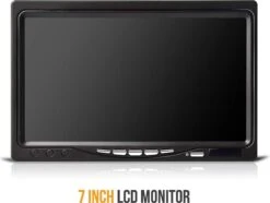 Strex Achteruitrijcamera Set Bedraad Met 2 Camera's (tegelijk Bekijken) - 7" Scherm - 18LED Nachtzicht 15m - IP67 Waterdicht - Achteruitrij Camera -Buitenkampeerwinkel 1200x903