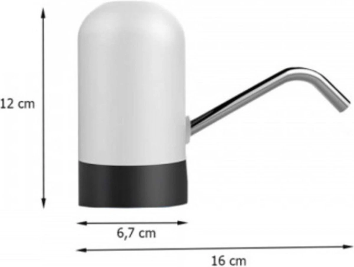 Merkloos Waterdispenser - Automatische Waterdispenser - USB Oplaadbaar - Draagbare Waterpomp - Elektrische Dispenser 2 Merkloos Waterdispenser - Automatische Waterdispenser - USB Oplaadbaar - Draagbare Waterpomp - Elektrische Dispenser - Afbeelding 2