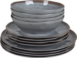 Bo-Camp Servies - Halo - 12-delig - Grijs -Buitenkampeerwinkel 1200x910 3