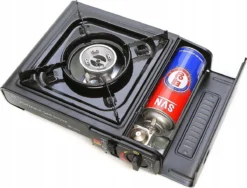 IBright Draagbare Camping Kooktoestel - Gasbrander - 1 Pits Gaspit - Elektrische Ontsteking - 2900 Watt - Met Koffer - Zwart -Buitenkampeerwinkel 1200x911 3