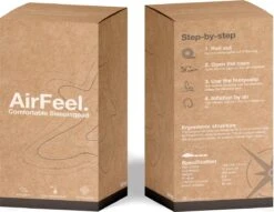 AirFeel Opblaasbaar Slaapmatje - Ingebouwde Pomp En Kussen - Lichtgewicht - 196 X 60 X 6cm - Gray -Buitenkampeerwinkel 1200x928 4