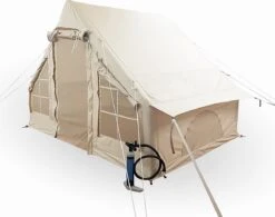 Opblaasbare Vier Persoons Tent Beige 300x200x210 Cm -Buitenkampeerwinkel 1200x946 2