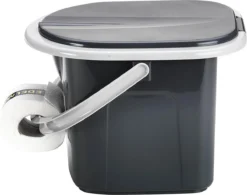 Branq Toiletemmer Draagbaar Met Deksel - 15,5L - Antraciet -Buitenkampeerwinkel 1200x948 2