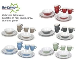 Bo-Camp Servies - Campingbord - 100% Melamine - 16-delig - Grijs 16 Bo-Camp Servies - Campingbord - 100% Melamine - 16-delig - Grijs -Buitenkampeerwinkel 1200x954 3
