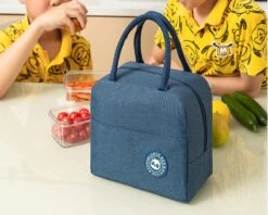Merkloos Koeltas Lunch - Lunchtas Volwassenen - Kinderen - Lunchtrommel - Picknicktas - Koelzak - Coolbag - Waterdicht - Lunchtas - Koeltasje - Donker Blauw -Buitenkampeerwinkel 1200x963 1