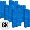 DULA Blauwe Koelelementen - 6 Stuks 400 Gram - 16 X 9 X 3,2 Cm