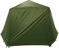 FisherPro Karpertent Met Stormcover – Vistent – Tent - Bescherming Tegen Zon En Wind – 100% Waterdichte Stormhoes – Met Handige Meeneemtas – Ook Geschikt Als Strandtent Of Festivaltent – Extra Veiligheid En Warmte Door Stormcover -Buitenkampeerwinkel 1200x970