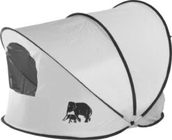 Deryan Luxe Pop Up Strandtent XXL - Anti-UV 50+ - Zilver -Buitenkampeerwinkel 1200x978 1