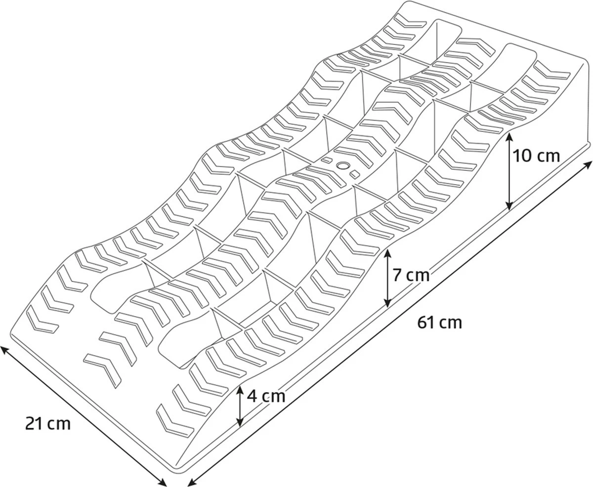 Campout Oprijblok 100 Mm - Set Van 2 Stuks 7 Campout Oprijblok 100 Mm - Set Van 2 Stuks - Afbeelding 7