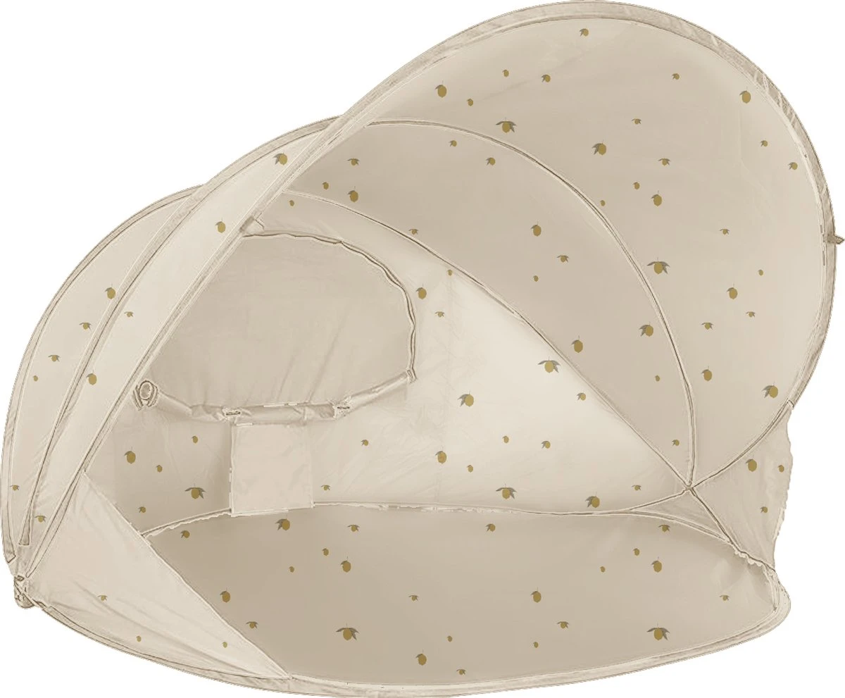 Konges Sløjd - Beach Tent Pop Up Shelter - Strandtent - Tent - Anti UV - Lemon 1 Konges Sløjd - Beach Tent Pop Up Shelter - Strandtent - Tent - Anti UV - Lemon