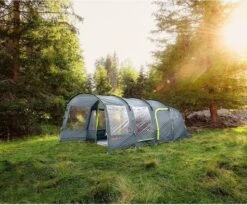 Coleman Vail 4L Tunneltent - Familie Tent - 4-Persoons - Grijs/Groen -Buitenkampeerwinkel 1200x996 1