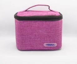 Youha® Koeltas Met Koelelement - Babymelk Koelen - Moderne Moedermelk Tas - Babymelk Koud Houden - Handig Draadbaar - Kleur: Roze/Paars -Buitenkampeerwinkel 1200x998 1