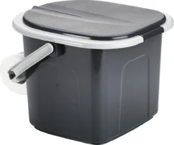 Branq Toiletemmer Draagbaar Met Deksel - 15,5L - Antraciet -Buitenkampeerwinkel 1200x999 2
