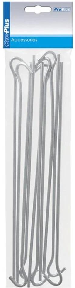 PROPLUS 10x Stuks Grondpennen/tentharingen Metaal Halfrond 30 Cm - Kampeer Artikelen Voor Tent Of Windscherm -Buitenkampeerwinkel 312x1200 1