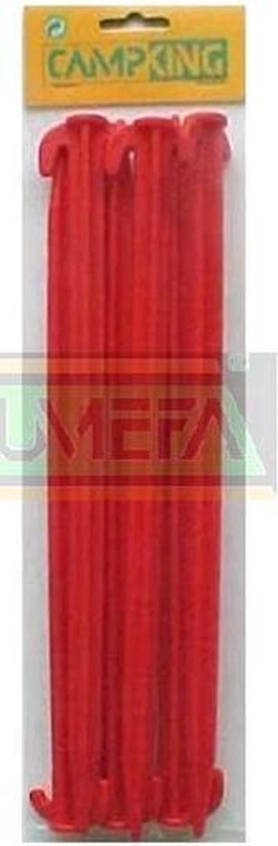 Campking Tentharing Kunststof - 30 Cm - 6 Stuks 2 Campking Tentharing Kunststof - 30 Cm - 6 Stuks - Afbeelding 2