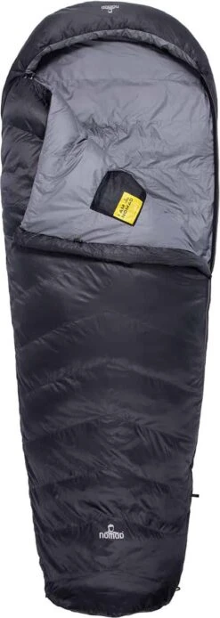 NOMAD® Taurus 400 Slaapzak | 210x80cm Grijs | Lichtgewicht & Kwalitatief | Slaapzak | Incl Hoes -Buitenkampeerwinkel 427x1200 1