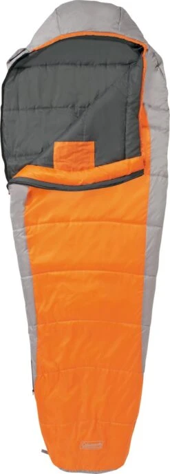 Coleman Silverton Comfort 150 Mummy Slaapzak - 223 X 81 X 55 Cm - Oranje/grijs -Buitenkampeerwinkel 430x1200 1
